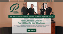 Desktop Screenshot of powellchiropractic.com