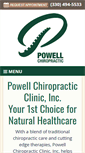 Mobile Screenshot of powellchiropractic.com